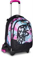 Zaino-Trolley Scuola Jack -3Wd+ Detach Seven Quick Graffiti Girl