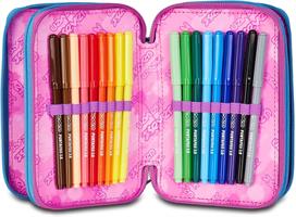 Astuccio 3 Zip Seven Quick Graffiti Girl