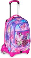 Zaino-Trolley Scuola Jack-3Wd+ Sj Gang Tinypatch Girl