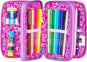 Astuccio 3 Zip Sj Gang Tinypatch Girl