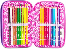 Astuccio 3 Zip Sj Gang Tinypatch Girl