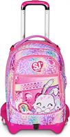 Zaino-Trolley Scuola Jack-3Wd+ Sj Gang Fantasys Girl
