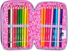 Astuccio 3 Zip Sj Gang Fantasys Girl