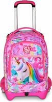 Zaino-Trolley Scuola Jack-3Wd+ Sj Gang Flyunicorn Girl