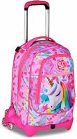 Zaino-Trolley Scuola Jack-3Wd+ Sj Gang Flyunicorn Girl