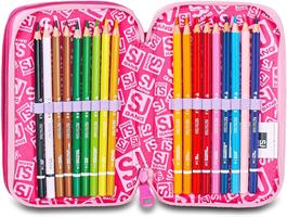 Astuccio 3 Zip Sj Gang Flyunicorn Girl