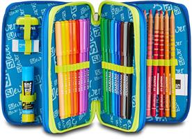 Astuccio 3 Zip Sj Gang  Sj Ever Writer Boy