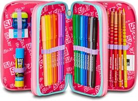 Astuccio 3 Zip Sj Gang Sj Ever Multiheart Girl