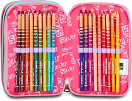 Astuccio 3 Zip Sj Gang Sj Ever Multiheart Girl