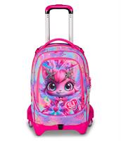 Zaino-Trolley Scuola Jack-3Wd+ Sj Gang Cat Led