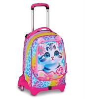 Zaino-Trolley Scuola Jack-3Wd+ Sj Gang Cat&Air