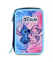 Astuccio 3 Zip Lilo & Stitch Cute And Fluffy