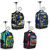 Zaino-Trolley Scuola Run Maxi Mix Boy Mitama Trolley Run Maxi
