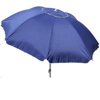 Ombrellone D.220/8 180G Tu Blu Poliester Stecche In Fiberglass Palo Allu