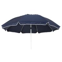Ombrellone D.220/8 180G Tu Blu Poliester Stecche In Fiberglass Palo Allu