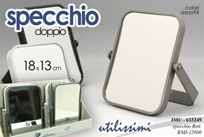 Specchio Quadrato 3X 18*13 Cm