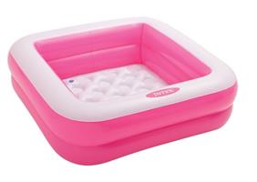 Piscina Baby Cm 86X86X25 Fondo Gonfiabile 2 Colori Assortiti