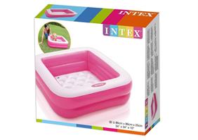 Piscina Baby Cm 86X86X25 Fondo Gonfiabile 2 Colori Assortiti