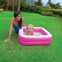 Piscina Baby Cm 86X86X25 Fondo Gonfiabile 2 Colori Assortiti