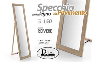 Specchio Enea Rovere 39*150 Cm