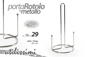 Porta Rotolo Metalllo 16*14*29 Cm