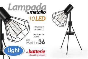 Lampada 10Led 25*17*36 Cm