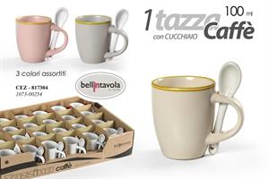 Tazza+Cucchiaino 100 Ml 6,7 Cm