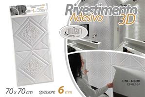 Rivestimento 3D 6Mm 70*70 Cm
