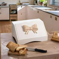 Portapane Bianco Fiocco Bianco