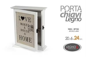 Porta Chiavi Legno 20*6*24 Cm
