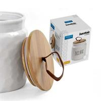 Barattolo Zucchero Tappo Bamboo 14 Cm