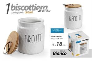 Biscottiera  Tappo Bamboo 15*18 Cm