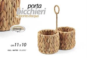 Porta Bicchieri In Giacinto D'Acqua 11*10 Cm