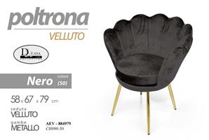 Poltrona Nero 69*60*80 Cm