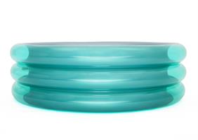 Piscina Blu Metallica A 3 A. Cm. 170X53