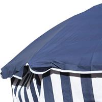 Ombrellone-Cabina D.200/8 Rigato B/Blu