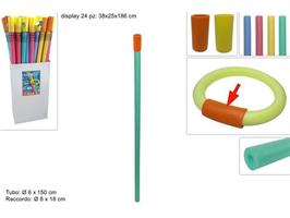 Tubo Spugna Piscina Con Giunto 4 Colori