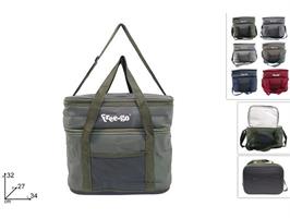 Bauletto Frigo Con 2 Sezioni E Fondo Rigido In Tessuto Tecnico 6 Colori