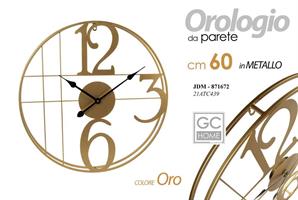 Orologio 12/3/6 Oro 60 Cm
