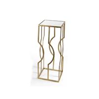 Tavolo (Ferro,Vetro)25*25*65 Cm Oro