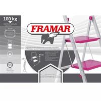 Sgabello Acciaio Slimmy 2 Gradini