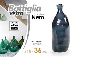 Bottiglia Vetro Nera 35 Cm