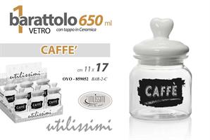 Barattolo 650 Ml Caffe' 11*17 Cm
