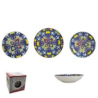 Servizio 18 Pz Piatti Coordinati 1 Decoro