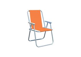 Sedia Relax Pic-Nic Acciaio 57X47X75h Arancio FU-018