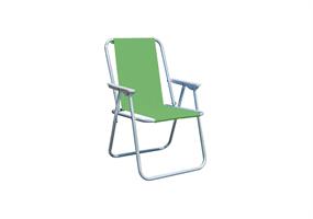 Sedia Relax Pic-Nic Acciaio 57X47X75h Verde FU-019