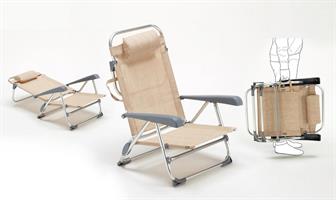 Spiaggina Comfort 61x61x78h Natural HU-074