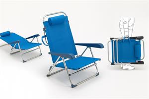 Spiaggina Comfort 61x61x78h Blue HU-075
