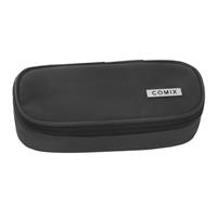 Astuccio Ovale Organizzato Monocolore Nero Comix