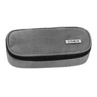 Astuccio Ovale Organizzato Monocolore Grigio Mel. Comix
